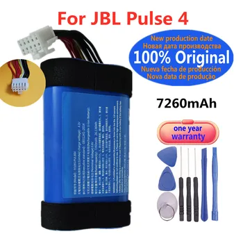 7260mAh 100% új eredeti akkumulátor a JBL Pulse 4 Pulse4 Bluetooth hangszóró akkumulátorhoz Bateria Batteri raktáron Gyors szállítás