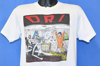 80s DRI Dirty Rotten Imbeciles foglalkozik vele Crossover póló