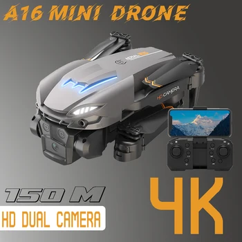 A16 MAX 4K drón kamerával GPS optikai áramlás Mini drón 360°-os akadályelkerülés távirányítós drón Három kamerás drón