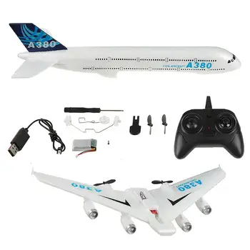 A380 Airbus RC repülőgép 2,4 GHz-es fix szárnyú távirányító vitorlázó EPP hab RC repülőgép játékok gyerekeknek Ajándékok