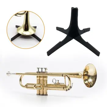ABS trombita állványtartó Fúvós hangszer tartozékok Fekete trombitatartó Levehető trombitaállvány láb hangszerek