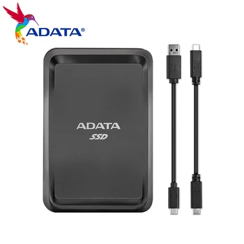 ADATA Külső SSD 250GB 500GB ULTRAVÉKONY USB 3.2 Gen 2 Type-C félvezető-alapú meghajtó hordozható merevlemez számítógéphez PS5 SSD lemez