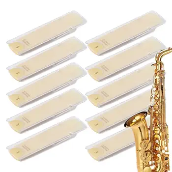 Alt szaxofon nád 10db szaxofon síp darab natúr nádszaxofon póttartozék színpadi koncertre
