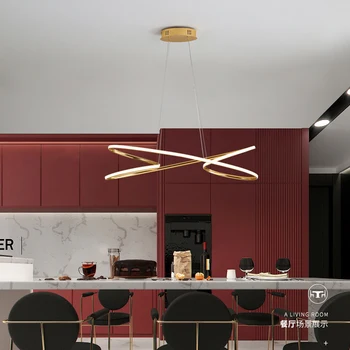 Arany/krómozott led csillár étkezőbe hálószoba konyha Hossz800/1000mm Függő csillogás led Modern csillár lámpatestek