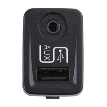 Auto Car AUX USB port aljzat kompatibilis az 1SJ82JXWAA 2012-2014 kiegészítő bemeneti aljzatokkalSwitch sztereóadapter SUV autóalkatrész
