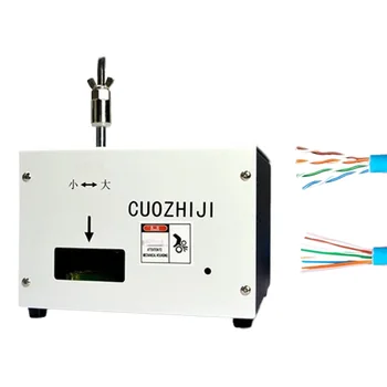 Automatikus hálózati kábelegyengető gép Elektromos sodrott érpárú huzalszerszámok Szétválasztó és sodrott kábelköteg berendezések 220V