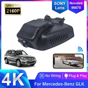 Autó DVR WIFI Plug and Play 4K Dash Cam kamera videó felvevő Mercedes-Benz MB GLK GLK260 GLK200 2010 2011 2012 2014, DashCam