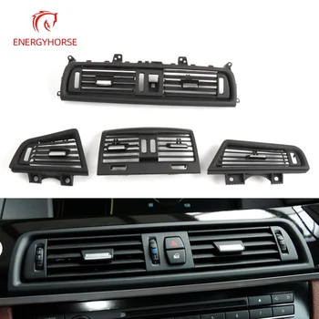 Autó első hátsó oldalsó légkondicionáló AC szellőzőnyílás Kimeneti rács panel burkolat BMW 5-ös sorozathoz F10 F11 F18 520 523 525 528 530 535