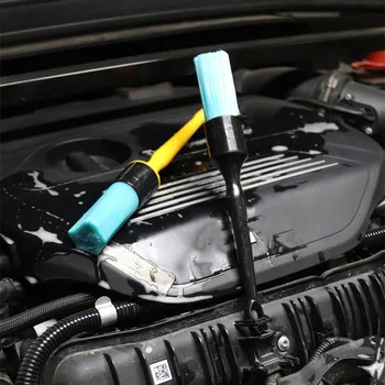 Autó részletező kefék Kerék gumiabroncs felni kefe Autó kerékmosó tisztítás műanyag fogantyúval Automatikus mosás tisztító eszközök Autómosó kefe