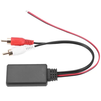  Autó univerzális vezeték nélküli Bluetooth modul zenei adapter RCA AUX Audio kábel