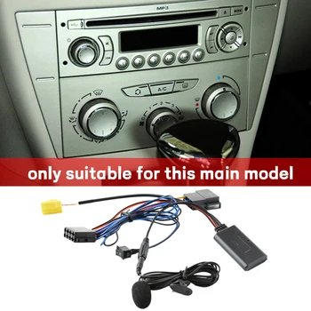 Autós Bluetooth 5.0 AUX kábel adapter+MIC Peugeot 307 308 206 207 esetén Citroen Elysee/C4 esetén