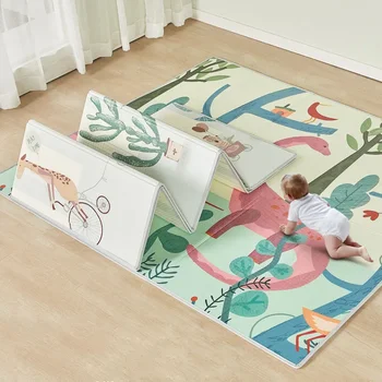 Baba összecsukható szőnyeg XPE hab puzzle gyerek szőnyeg 1cm vastagságú kisgyermek csúszópad játékok Gyermekjátékok tevékenység fejlesztő szőnyegek