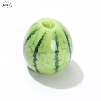 Babaház miniatűr görögdinnye díszek Modellek Játékok DIY babák Ház Konyha Gyümölcs Kis görögdinnye jelenet dekoráció