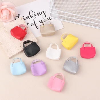 Babaház miniatűr táska Mini baba dekorációs játékok Mini bevásárló kézitáska babaház kiegészítőkhöz