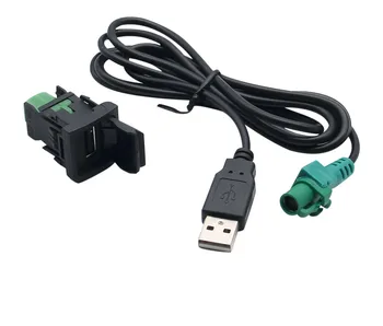 Car Audio kábel Audio AUX USB adapter USB kapcsoló Volkswagen Passat B6 B7 CC Golf 6 Jetta 5 mk5 6