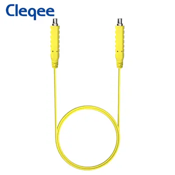  Cleqee 1PC HVAC vezeték mágneses tesztvezetékek 30V 5A alacsony feszültségű mágneses áthidaló 20AWG szilikon kábel 1M - sárga T10005.3