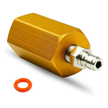  CO2 adapter szódakészítő alumíniumötvözethez, szódagép, M18X1.5 - 8 mm-es férfi gyorscsatlakozó
