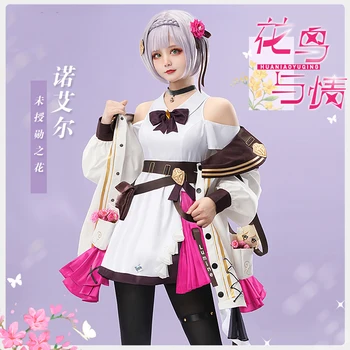 COSLEE játék Genshin Impact Noelle cosplay jelmez HuaNiaoYuQing napi ruha egyenruha Halloween party ruha női lányoknak 2022