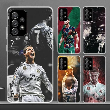 CR7 Football Star R-Ronaldo puha telefontok Samsung Galaxy A51 A71 A41 A31 A21S A11 A10 A20E A30S A40 A50S A70 A6 A7 A8 A9 P