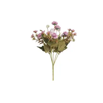 Csokor művirág Szemet gyönyörködtető 11 fej Műszegfű Virágok Lakberendezés Otthoni dísz Selyemvirág