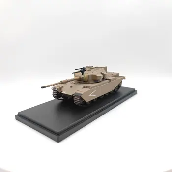 Diecast 1/72 méretarányú brit katonai harci lánctalpas tank A2 harci jármű klasszikus modell gyűjthető játék ajándék ajándék kijelző