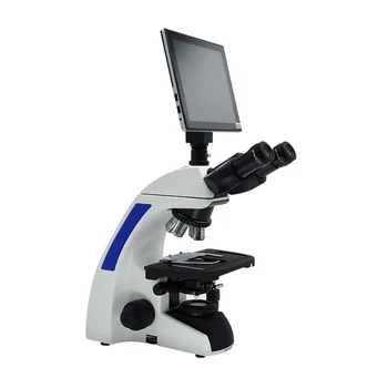 Digitális mikroszkóp LCD 9,7 hüvelykes biológiai mikroszkóp LED lámpákkal 9,7 