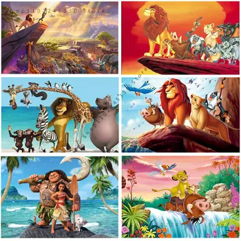 Disney poszternyomatok Disneyland oroszlánkirály Simba