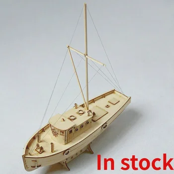 DIY 1/30 kézzel összeszerelt fa vitorlás modell készlet puzzle játék vitorlás modell hajó ajándék gyermekeknek és felnőtteknek
