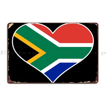 Dél-Afrika fémtáblák jele Nappali testreszabott rozsdás design ón tábla poszter