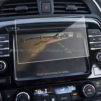 Edzett üveg Képernyővédő fólia Nissan Maxima 2016 2017 2018 2019 8 hüvelykes autós GPS navigáció Képernyő tartozékok