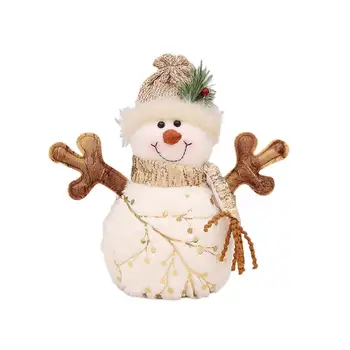 Egyedi karácsonyi hóember Finom kivitelezés Kiváló hóember játék bevásárlóközpont Kézműves hóember baba