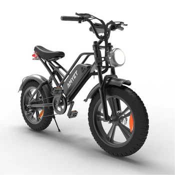  elektromos kerékpár 750W kefe nélküli 20 * 4.0 '' kövér gumiabroncsok motor 50km / h maximális sebesség 48V15Ah akkumulátor tartomány elektromos kerékpár e kerékpár