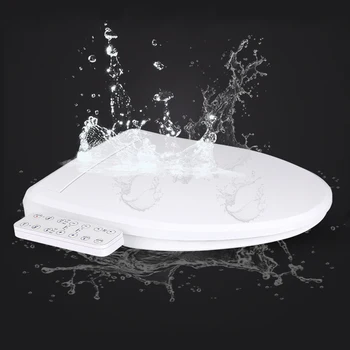 Elektronikus bidé meleg hideg vizes mosó spray száraz intelligens WC-ülőke