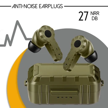 Elektronikus lövészeti füldugók Zajmentes fülvédő Hangerősítés Taktikai hallásvédő headset NRR27dB