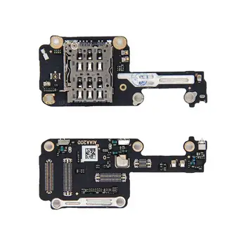  Eredeti SIM-kártyaolvasó nyílástartó Flex Board mikrofonnal az Oppo Find X5 Pro X5 Lite SIM-kártya modul Flex kábelhez