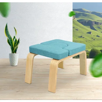 Fa fa jóga fordított kézenálló pad jóga asszisztencia kiegészítő képzés Kézenálló szék otthoni háztartás Mini fitneszpad