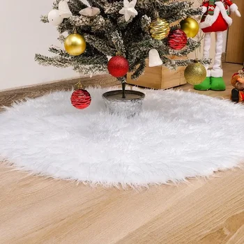 Fehér karácsonyfa szoknya 78cm90cm122cm140cm Karácsonyfa szoknya takaró