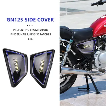 fekete motorkerékpár akkumulátor oldalsó burkolat keret oldalburkolatok panelek Suzuki GN125 GN 125