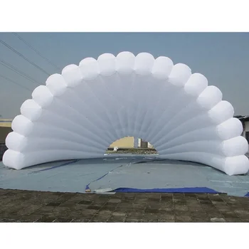 Felfújható színpadi takaró sátor Óriás kagyló kupola légtető sátor zenei koncertre