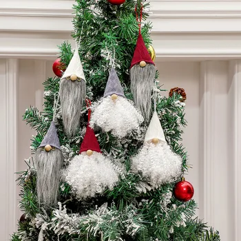 Forró eladás Arctalan idős medál Karácsonyfa dekorációs jelenet dekorációs kellékek baba medál medál