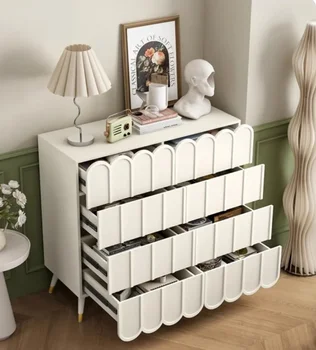 Francia stílusú fiók Nappali kanapé oldalsó szekrény hálószoba ágy Vég tároló szekrény Multifunkcionális egyszerű fiók típusa