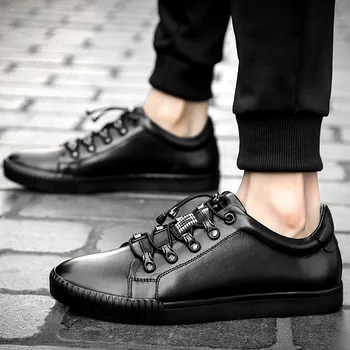 férfi cipő Klasszikus üzleti divat Férfi cipők Slip on Italian Adulto Office Oxford valódi bőr cipő férfiaknak cipők