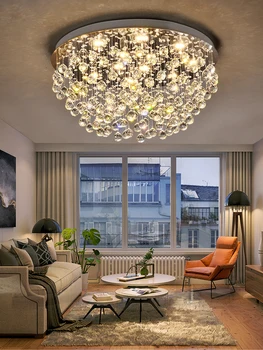Függő lámpák mennyezeti kristálycsillár világításhoz Modern luxus mennyezeti lámpa a nappaliban LED csillárok hálószobához