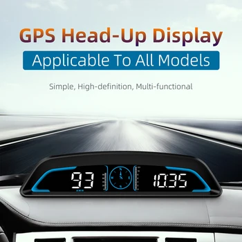 G3 Hud Head kijelző Többszínű HD Head-up jármű sebesség Jármű Hud Overspeed riasztás kijelző Elektronikai tartozékok minden autóhoz