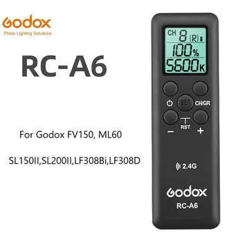 Godox RC-A6 távirányító 2,4 GHz-es vezeték nélküli kapcsolat Godox SL150II SL200II SL150IIBi SL200IIBi SZ200BI FV150 FV200 UL60 ML60 LF308D