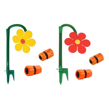 Gyepszóró automata kerti locsolók Forgó őrült virág öntözőeszköz Vizes játék gyerekeknek Fiúk Lányok M76D
