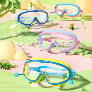 Gyermek úszószemüveg Anti Fog Wide View Galvanizált úszószemüveg Búvár úszószemüveg úszáshoz