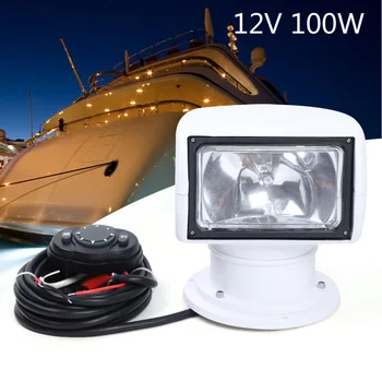 Hajó távirányító Spotlight teherautó Tengeri távvezérlő 12V/100W izzó Többszögű és nagy hatótávolságú világítás