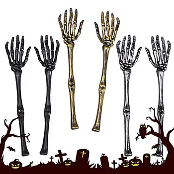 Halloween kézcsontváz csontváz kar cövekek kellékek dekorációk csontváz cövek csontváz kar kar cövek temető esemény parti kellékek