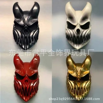 Halloween Slaughter To Prevail Mask Deathmetal Cosplay Demolisher Shikolai Demon Darkness Borzalmas PVC maszkok Party jelmez kellék